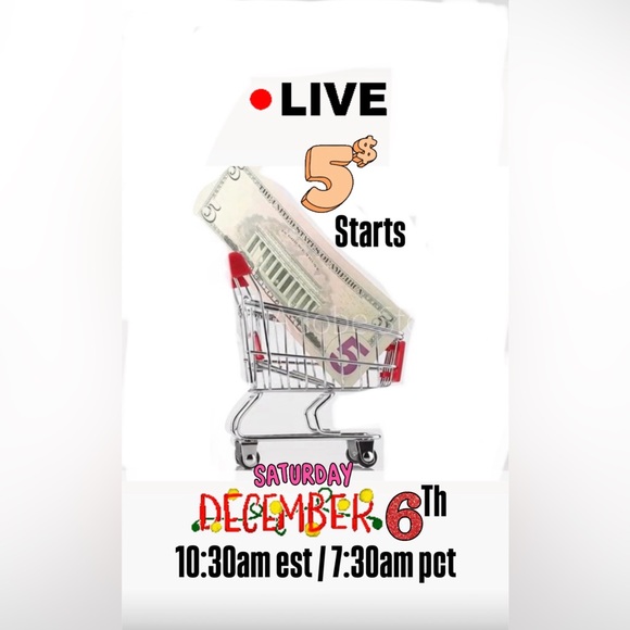 LIVE SATURDAY 12/6 at 10:30am est | 7:30am pct | Throw on a ♥️ To BE NOTIFIED - Picture 4 of 11